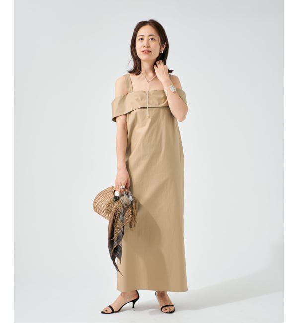 VERMEIL par iena「cotton back satin ワンピース」|ワンピース|
