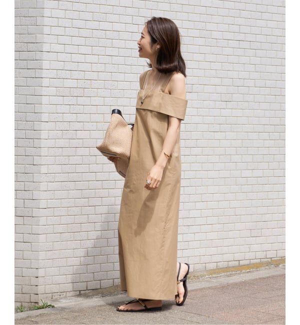 VERMEIL par iena「cotton back satin ワンピース」|ワンピース|