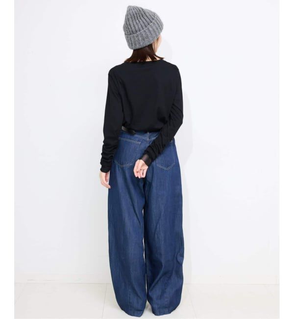 SLOBE IENA「《WEB限定カラーあり/追加7予約》レイヤードスリーブロンTEE」|Tシャツ・カットソー|