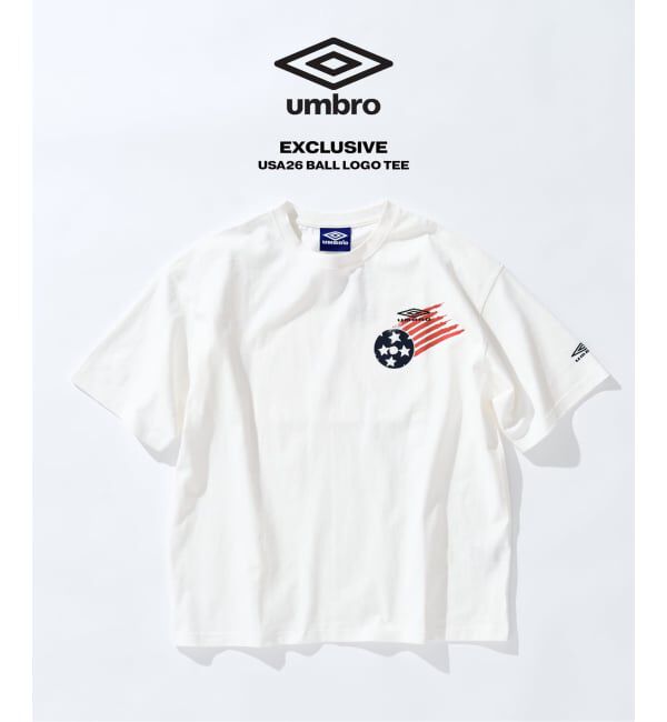 417 EDIFICE「UMBRO&times;417 USA26 BALL LOGO TEE」|Tシャツ・カットソー|ホワイト