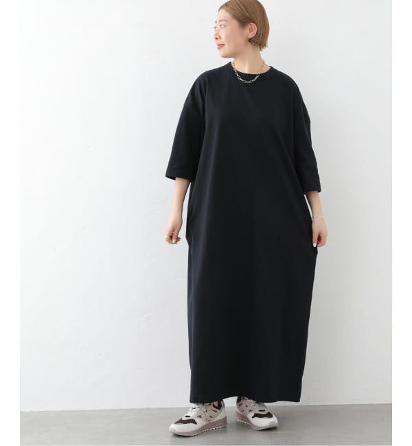 journal standard luxe「クラシック天竺スタンダードクルーネックワンピース」|ワンピース|