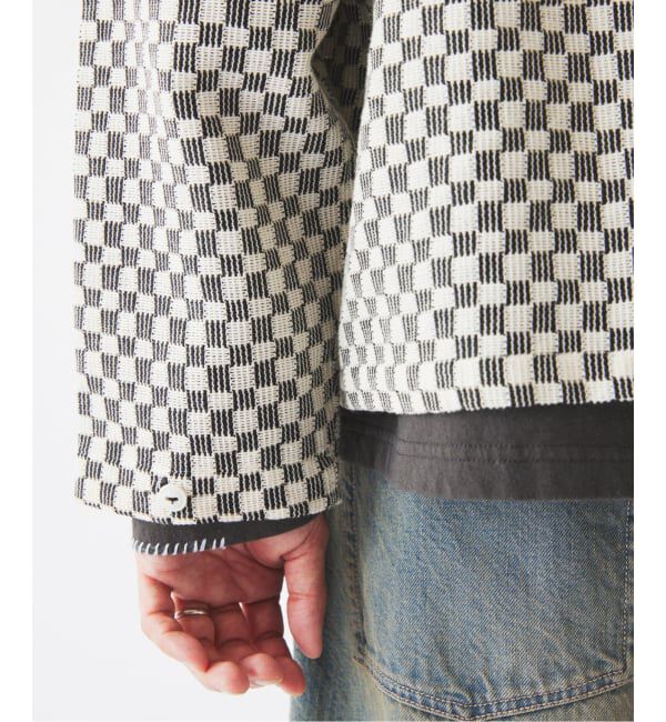 JOURNAL STANDARD relume「INDIA COTTON &rdquo;チェッカー&rdquo; クロシェシャツ」|シャツ・ブラウス|