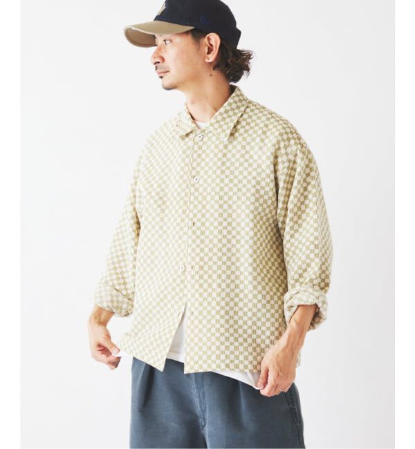 JOURNAL STANDARD relume「INDIA COTTON &rdquo;チェッカー&rdquo; クロシェシャツ」|シャツ・ブラウス|