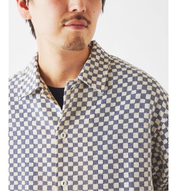 JOURNAL STANDARD relume「INDIA COTTON &rdquo;チェッカー&rdquo; クロシェシャツ」|シャツ・ブラウス|