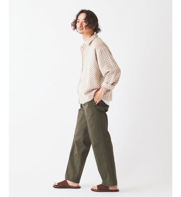 JOURNAL STANDARD relume「INDIA COTTON &rdquo;チェッカー&rdquo; クロシェシャツ」|シャツ・ブラウス|