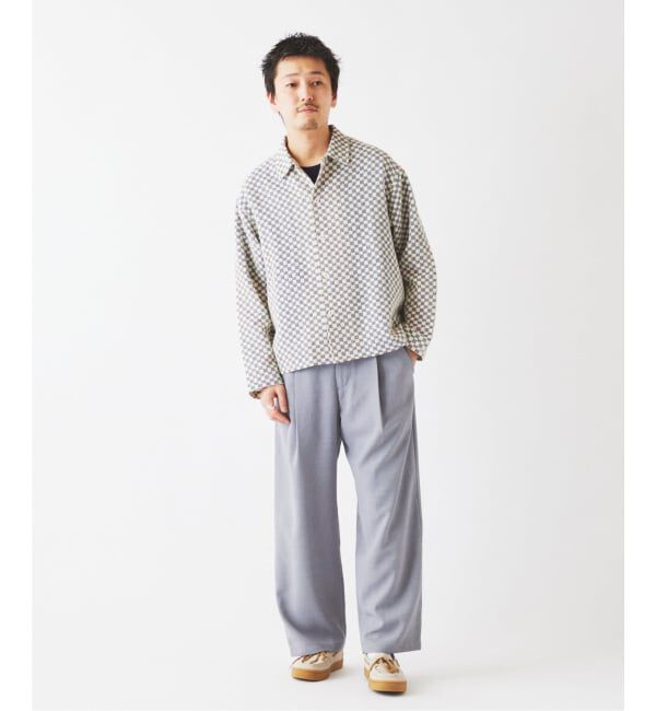 JOURNAL STANDARD relume「INDIA COTTON &rdquo;チェッカー&rdquo; クロシェシャツ」|シャツ・ブラウス|