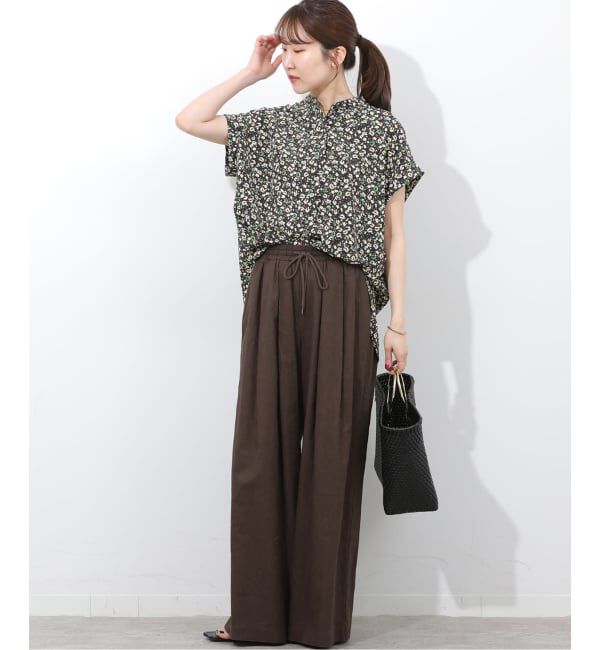 JOURNAL STANDARD relume「フラワープリントフレンチスリーブブラウス」|シャツ・ブラウス|
