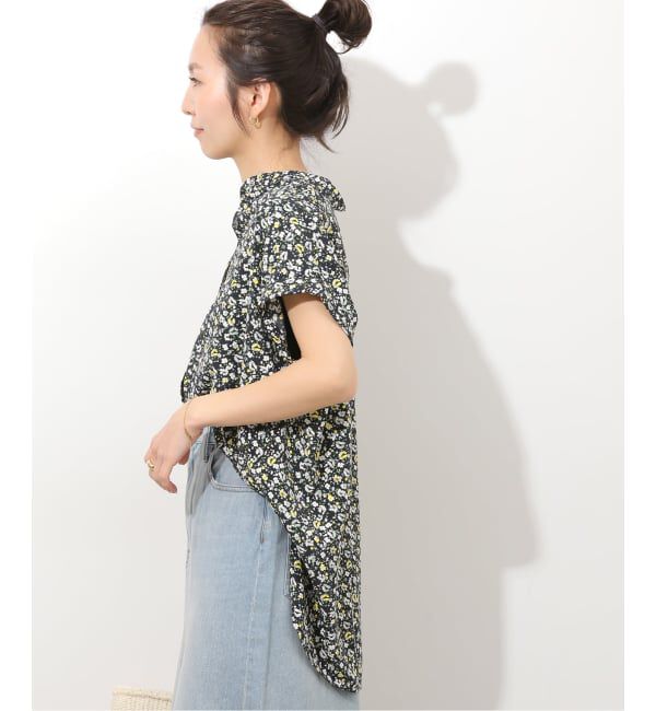 JOURNAL STANDARD relume「フラワープリントフレンチスリーブブラウス」|シャツ・ブラウス|