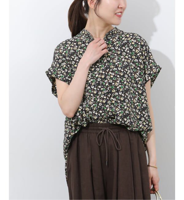 JOURNAL STANDARD relume「フラワープリントフレンチスリーブブラウス」|シャツ・ブラウス|