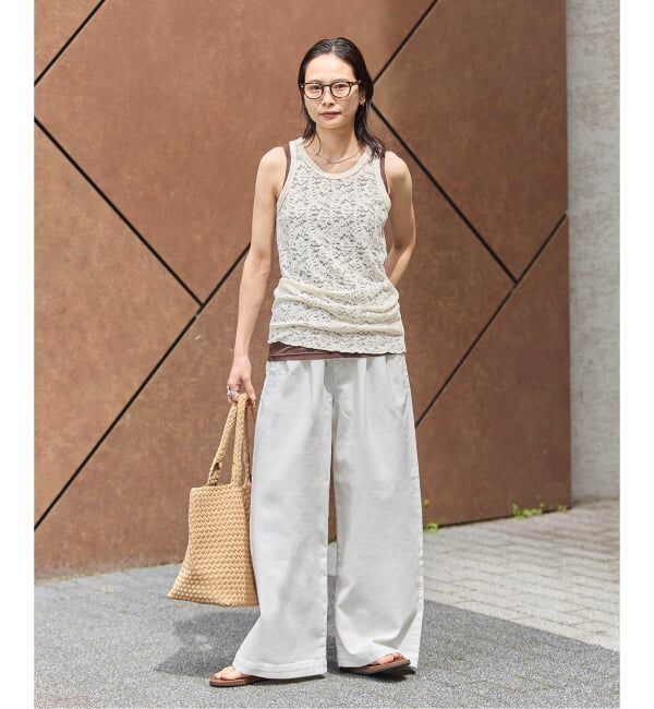 JOURNAL STANDARD「ストレッチフラワーレースタンク」|Tシャツ・カットソー|