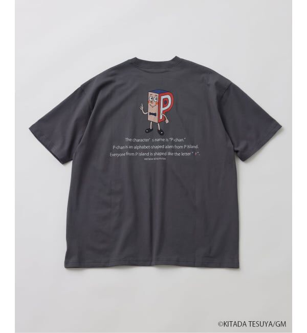 JOURNAL STANDARD relume「Pちゃん / アルファベッツ "GOAT" アルファベット Tシャツ」|Tシャツ・カットソー|