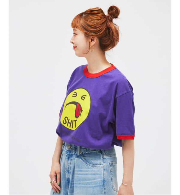 JOURNAL STANDARD「《予約》HANDTEX / ハンドテックス 別注 SMILE スマイル Tシャツ」|Tシャツ・カットソー|