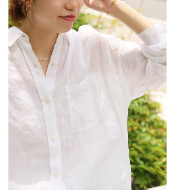 JOURNAL STANDARD relume「《追加2》手洗い可 / ラミーオーバーサイズシャツ」|シャツ・ブラウス|