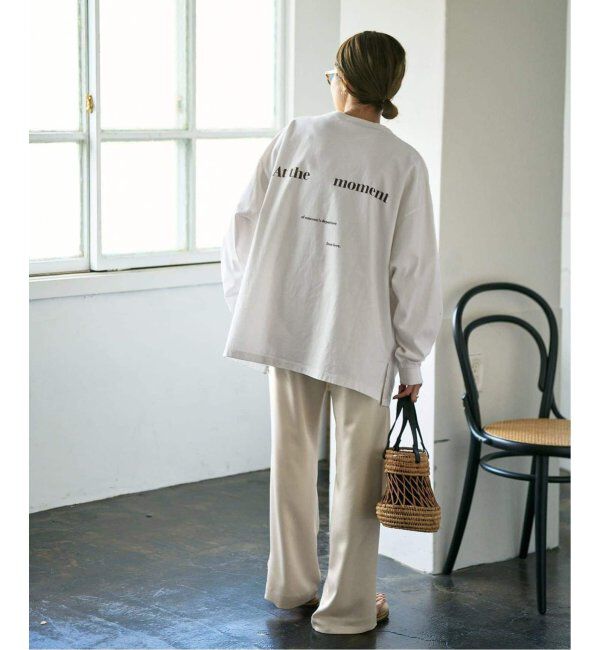 FRAMeWORK「≪WEB限定追加≫【haru&times;FRAMeWORK】ロゴロンT3」|Tシャツ・カットソー|