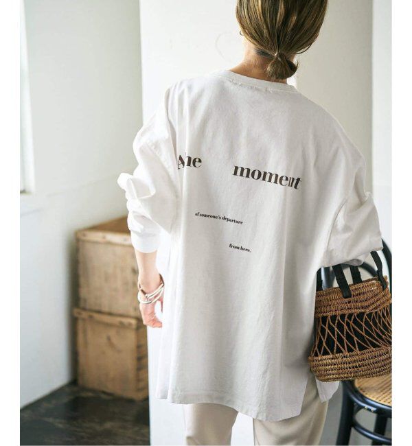 FRAMeWORK「≪WEB限定追加≫【haru&times;FRAMeWORK】ロゴロンT3」|Tシャツ・カットソー|
