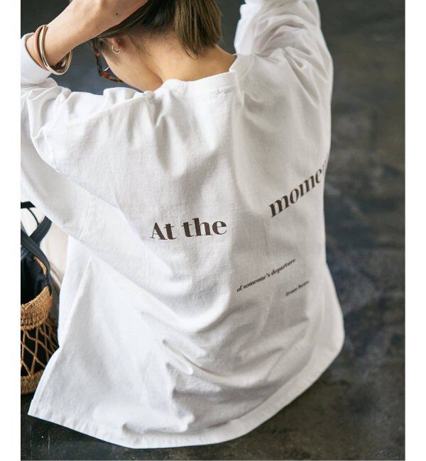FRAMeWORK「≪WEB限定追加≫【haru&times;FRAMeWORK】ロゴロンT3」|Tシャツ・カットソー|