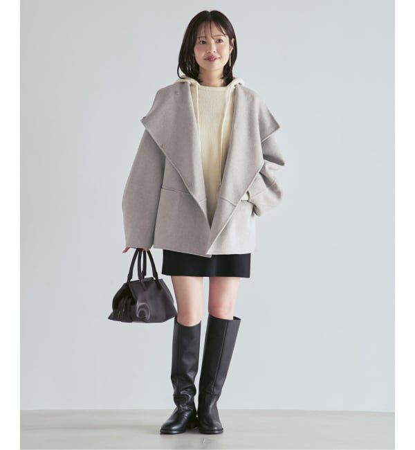 NOBLE「《予約》Super160ウール/FOXショートコート」|その他|