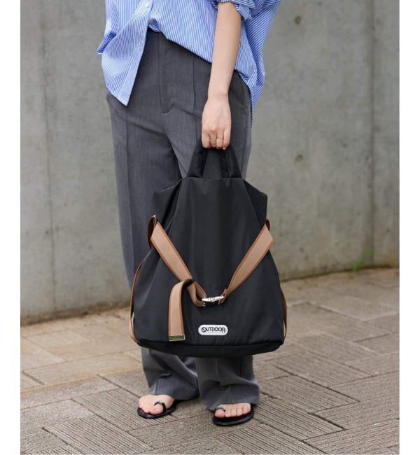 U by SPICK&SPAN「《WEB限定 / 追加予約》OUTDOOR/アウドア 別注Puilting 2way tote 17」|ショルダー・メッセンジャー|