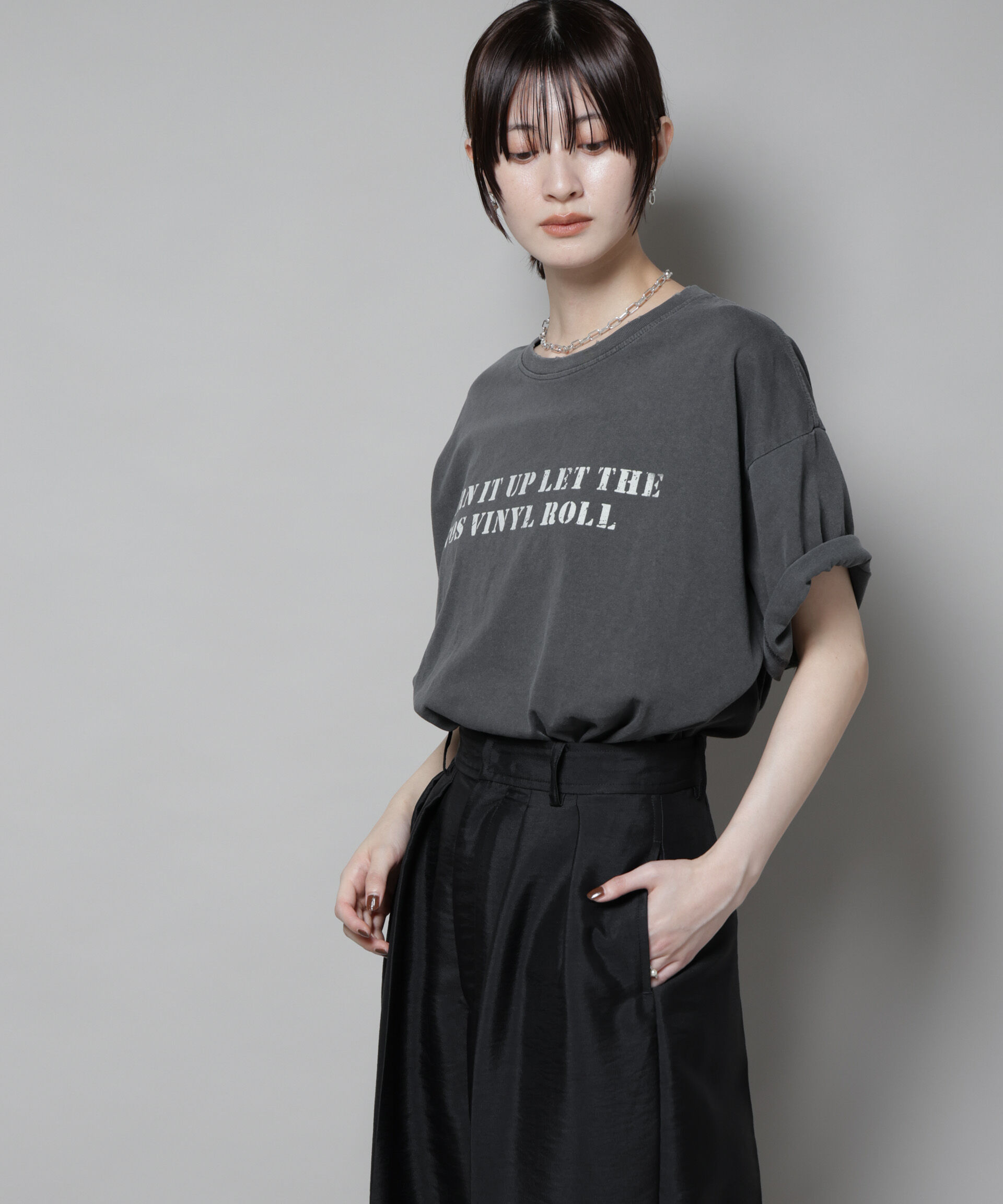nano･universe「ヴィンテージライクTシャツ」|Tシャツ・カットソー|