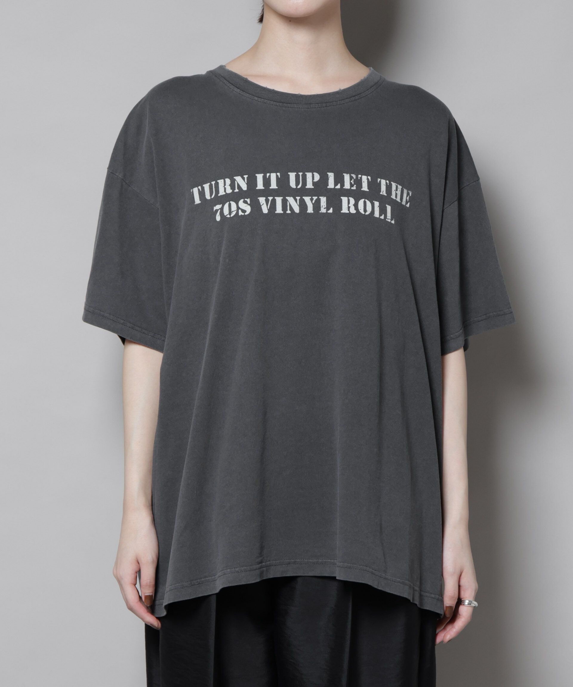 nano･universe「ヴィンテージライクTシャツ」|Tシャツ・カットソー|