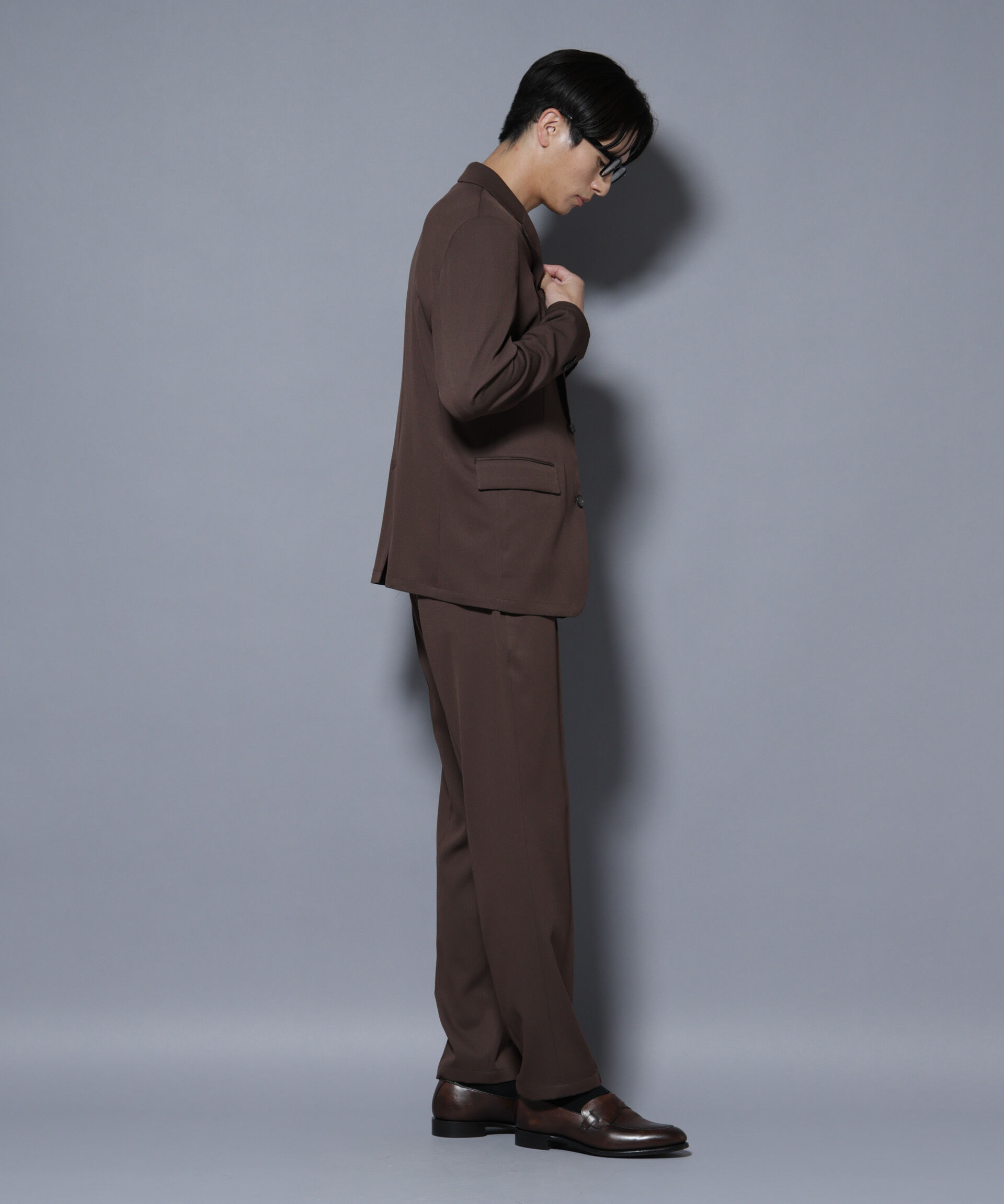 nano･universe「「N TROUSERS BASIC」 シャドーストライプパンツ(セットアップ可)」|スーツ|