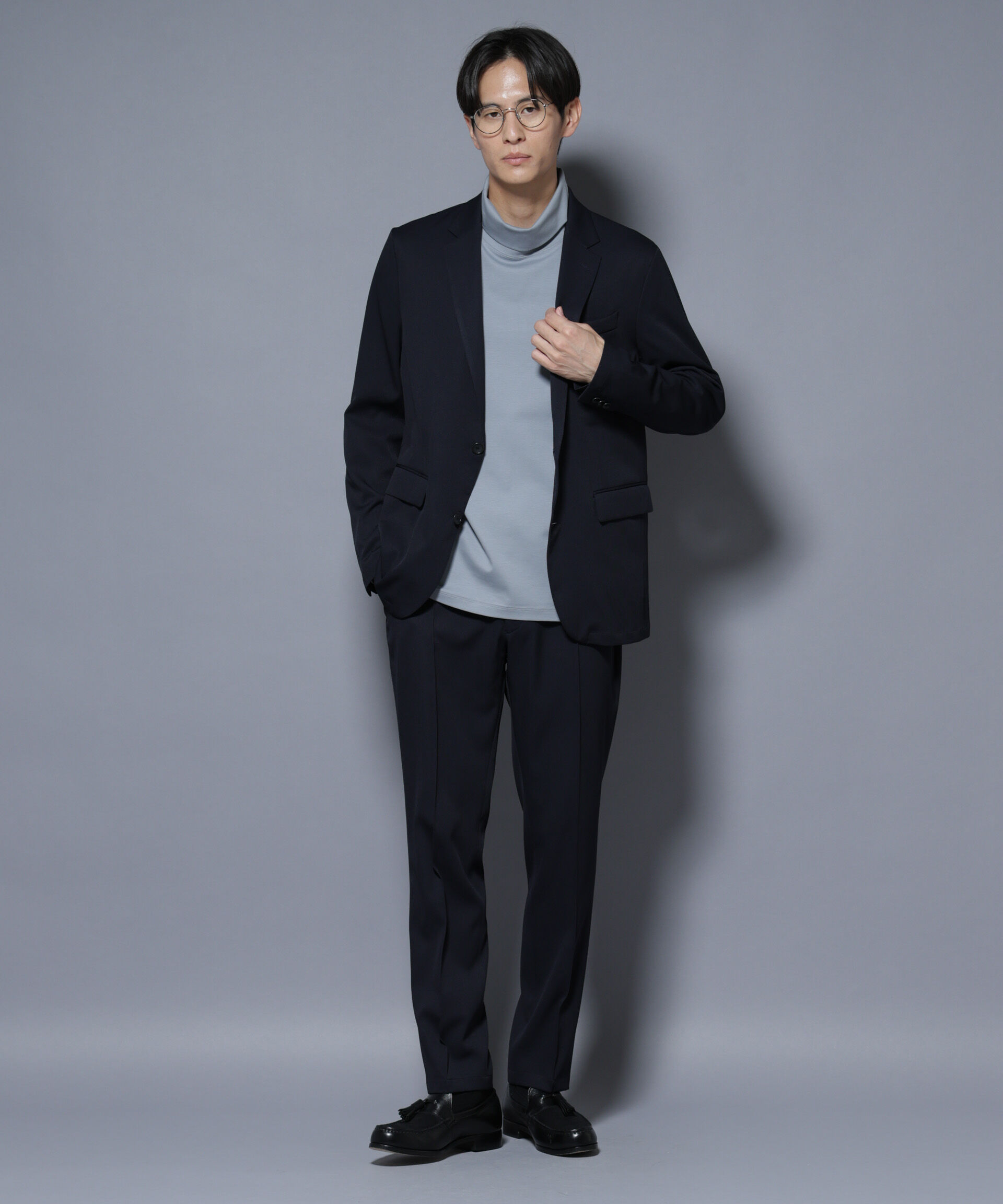 nano･universe「「N TROUSERS BASIC」 シャドーストライプパンツ(セットアップ可)」|スーツ|