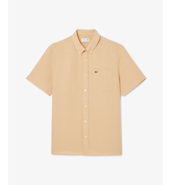 LACOSTE「リネンボタンダウンシャツ」|シャツ・ブラウス|