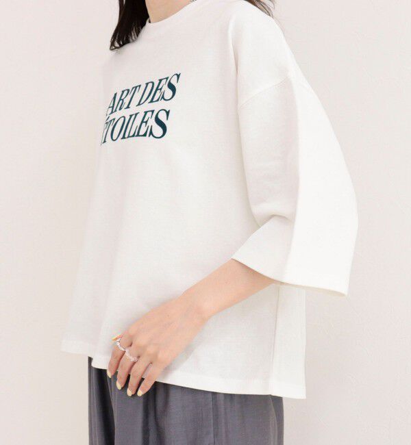 fredy emue「フロッキーロゴ5分袖Tシャツ」|Tシャツ・カットソー|