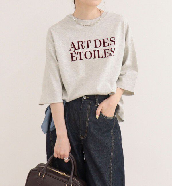 fredy emue「フロッキーロゴ5分袖Tシャツ」|Tシャツ・カットソー|