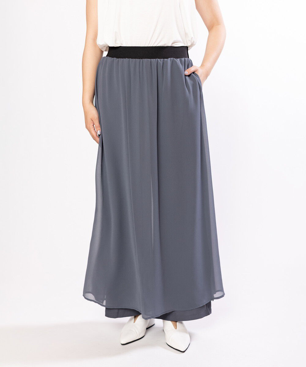  「シフォンレイヤードパンツ」|その他|