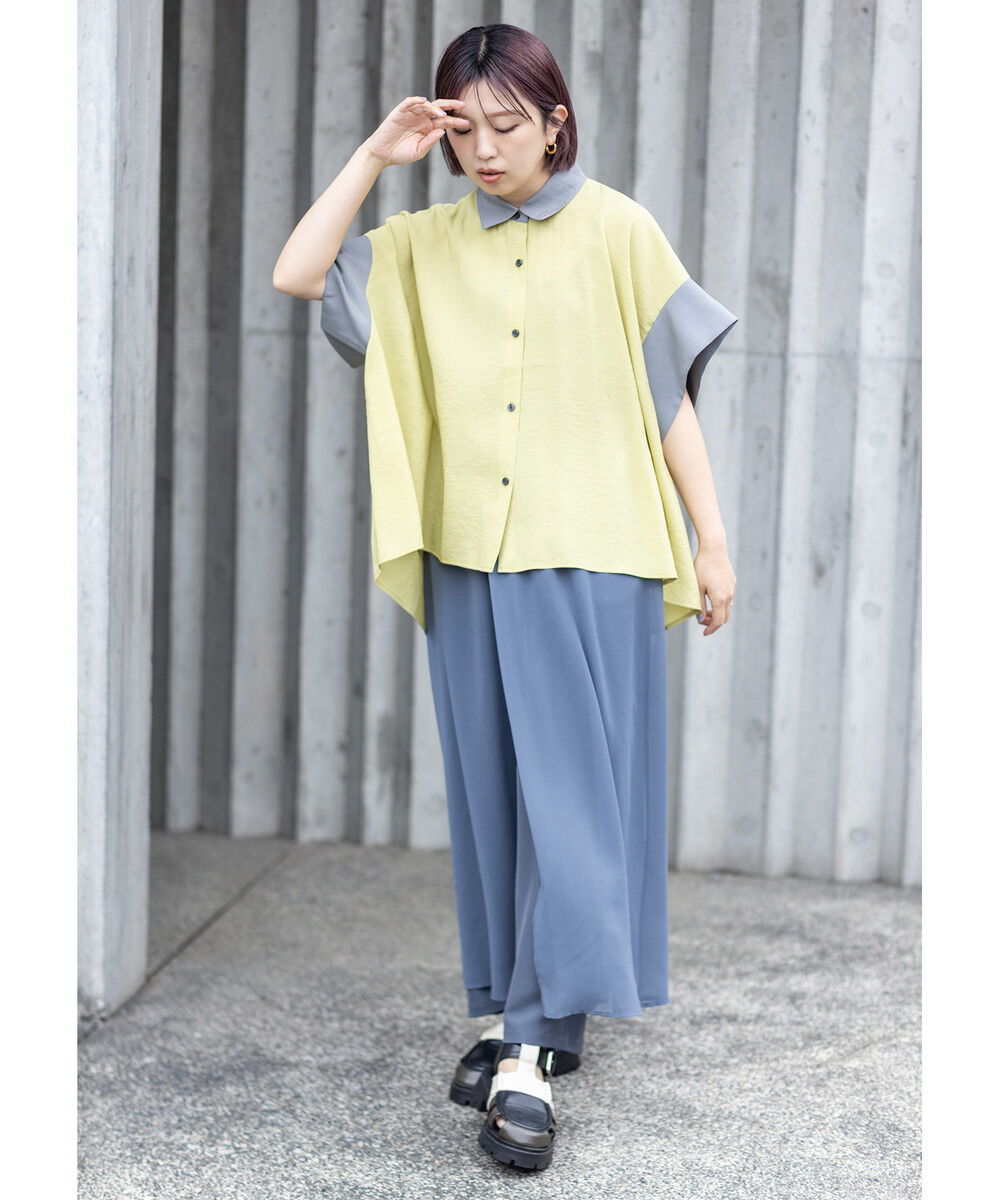  「シフォンレイヤードパンツ」|その他|