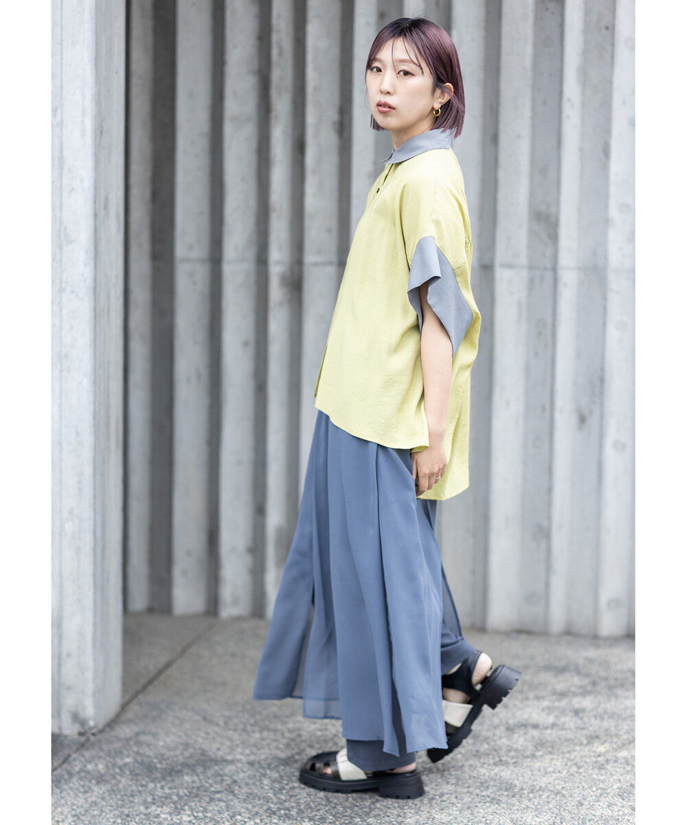  「シフォンレイヤードパンツ」|その他|