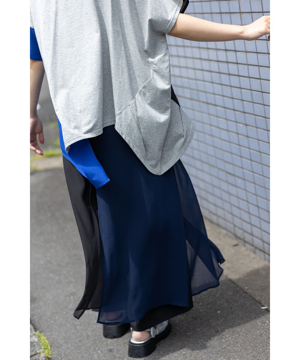  「シフォンレイヤードパンツ」|その他|