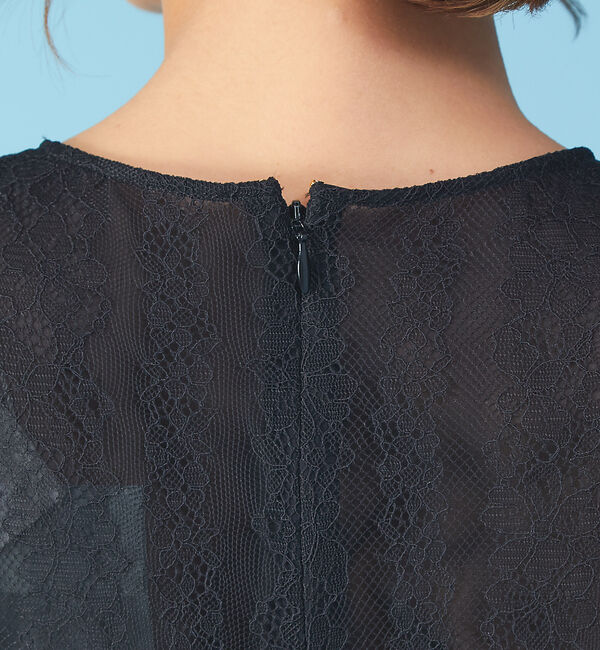 Rouge vif「レースコンビフィット&フレアワンピース」|ワンピース|