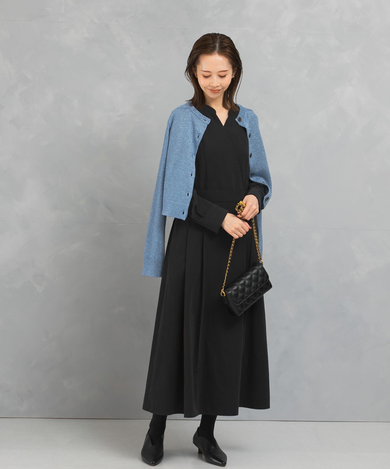 URBAN RESEARCH ROSSO「スエードライクカシュクールワンピース」|ワンピース|