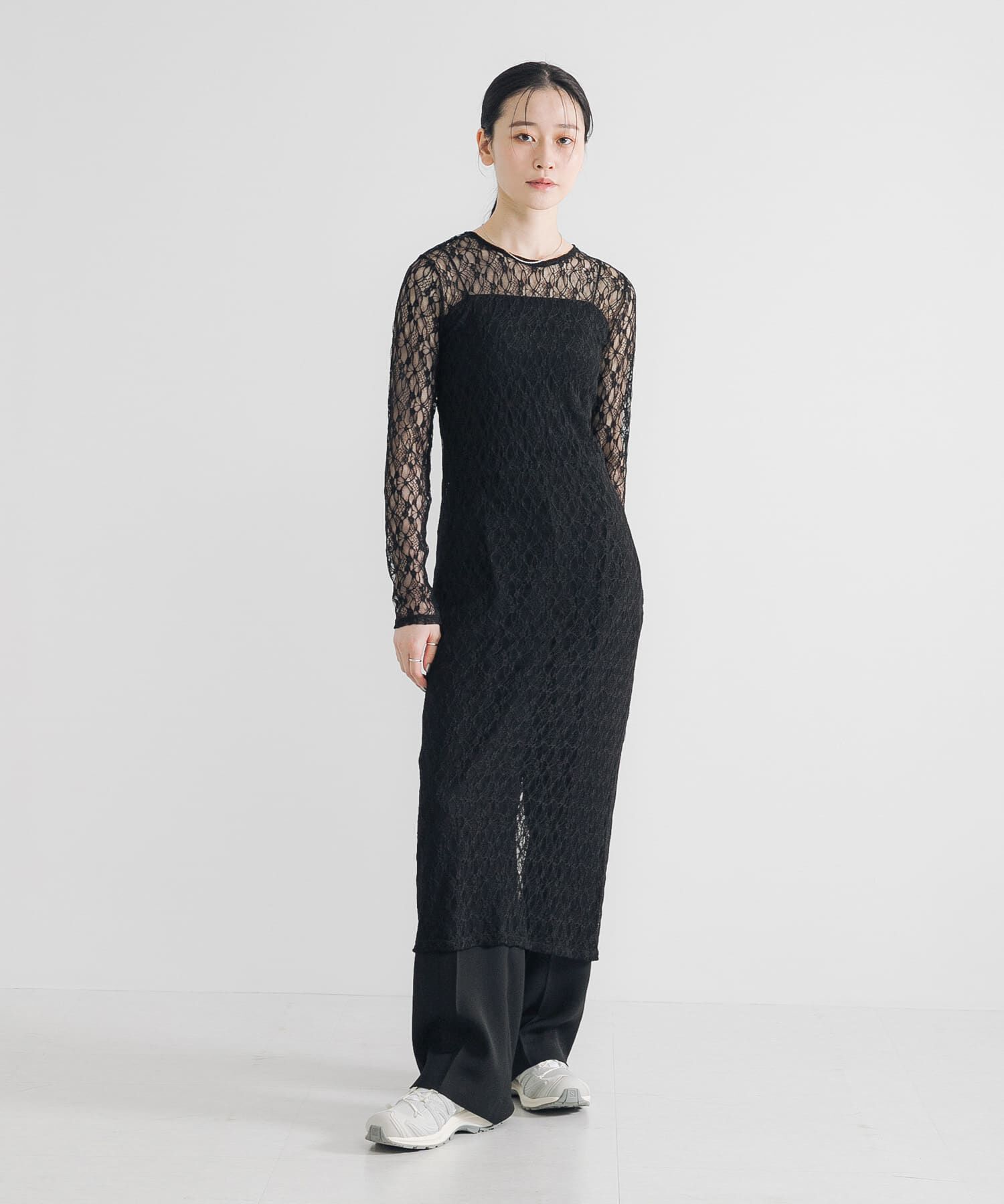 URBAN RESEARCH「ストレッチレースカットワンピース」|ワンピース|