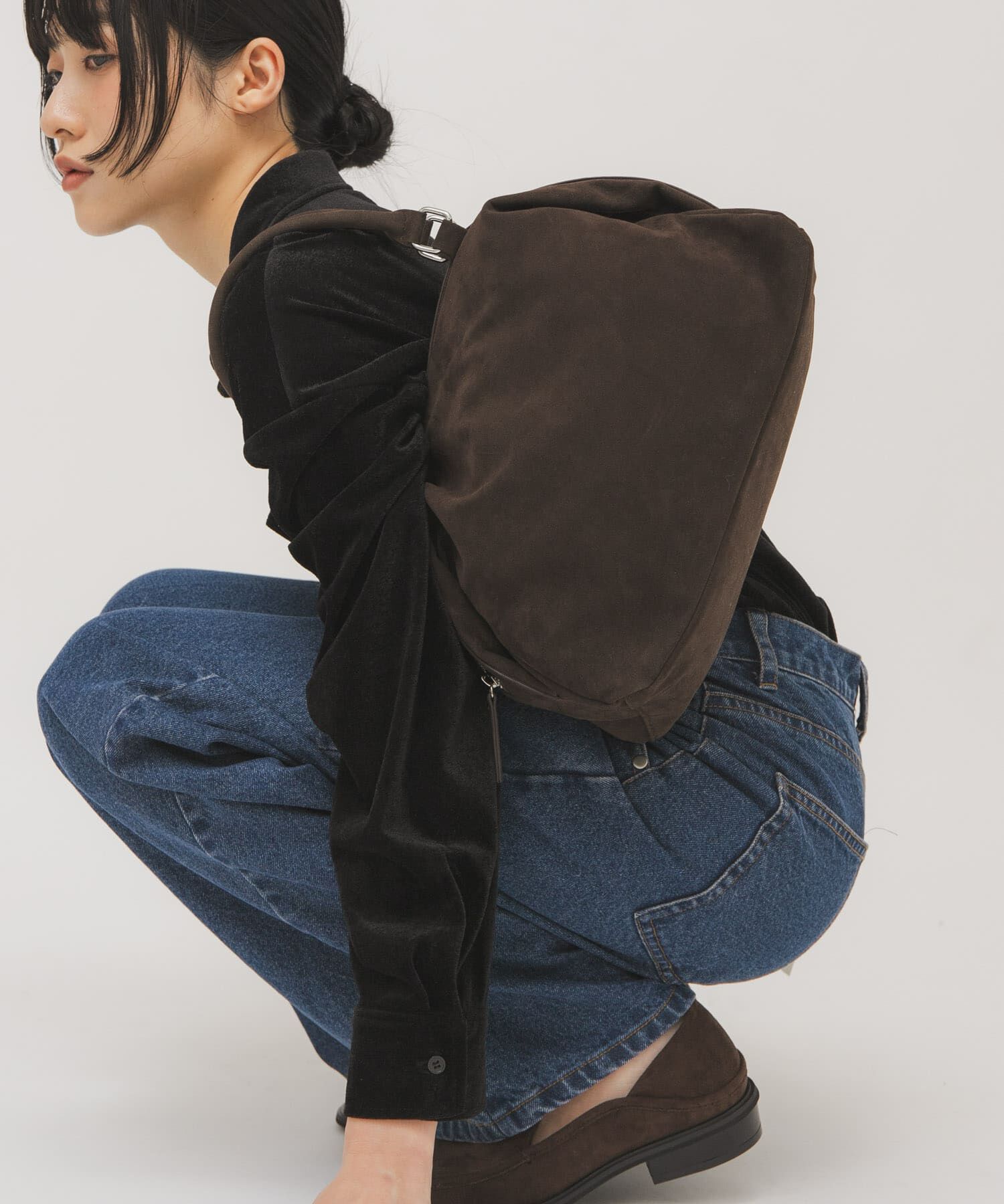  「ドロップファスナーデザインボストンBAG」|ボストンバッグ|