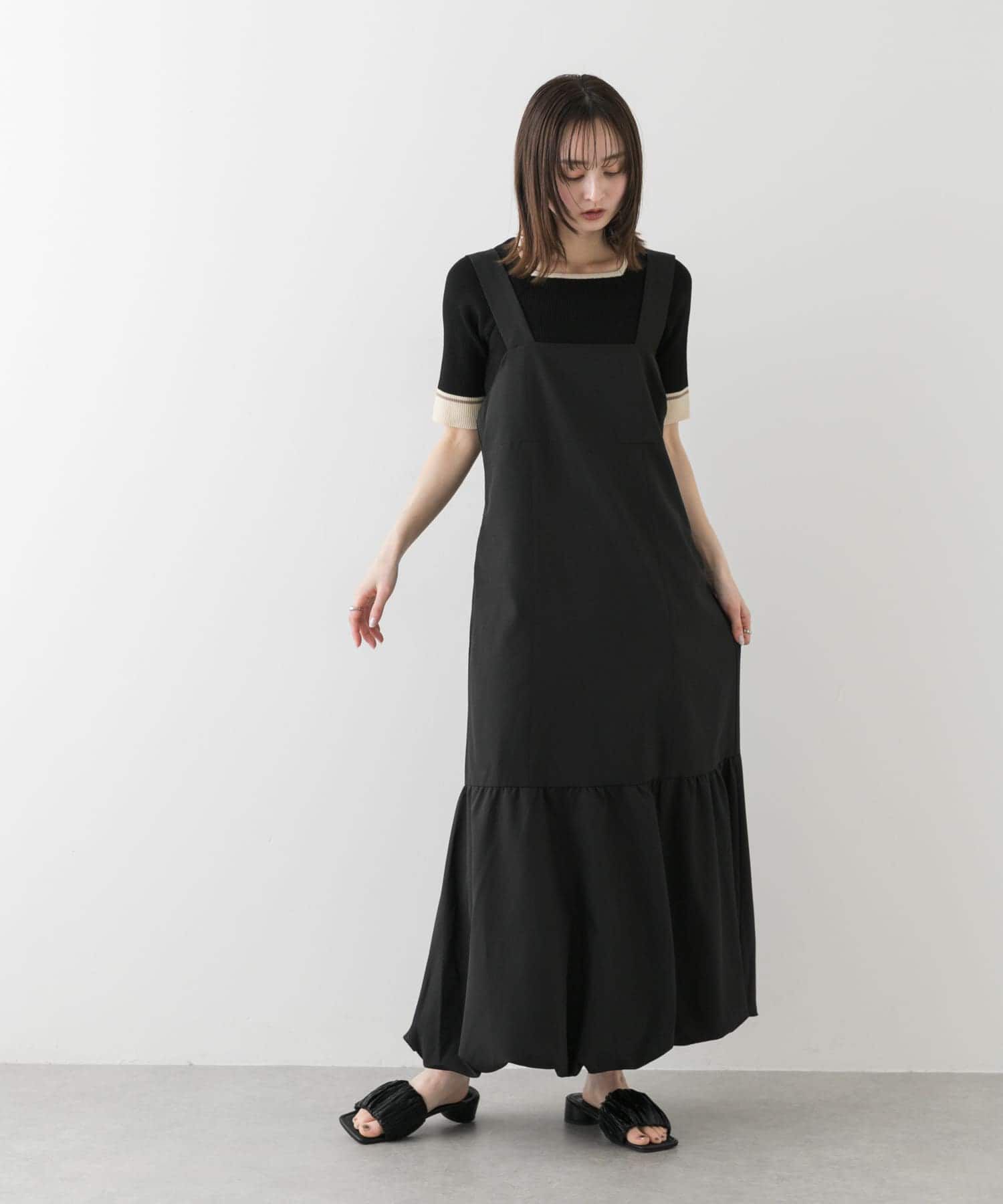 SENSE OF PLACE by URBAN RESEARCH「バルーンヘムジャンスカ」|ワンピース|