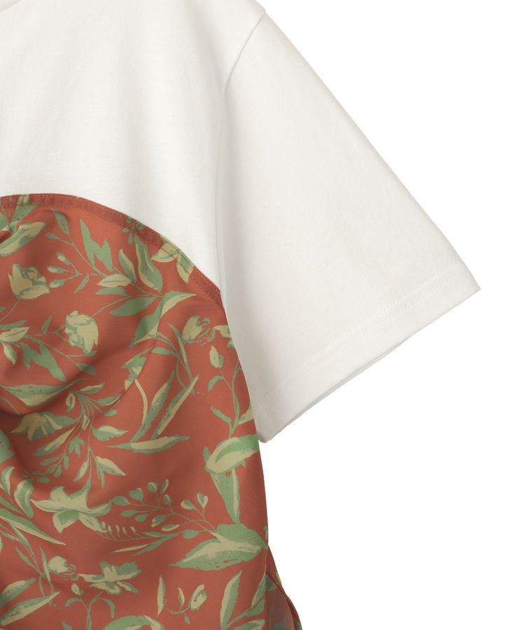 Green Parks「スカーフドッキングプルオーバー」|Tシャツ・カットソー|