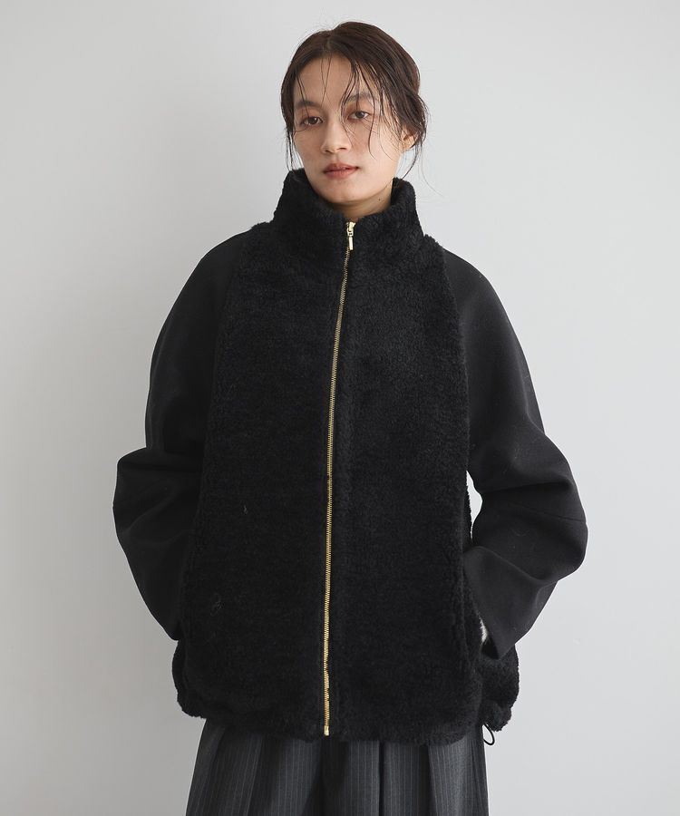GARAGE OF GOOD CLOTHING「ヘイジーボアショートコート」|その他|Black