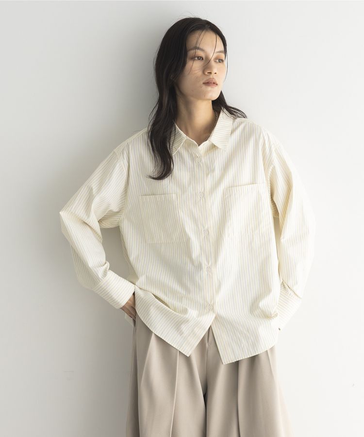 GARAGE OF GOOD CLOTHING「ストライプビッグシャツ」|シャツ・ブラウス|