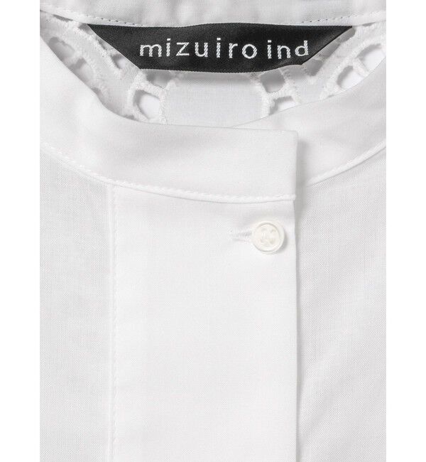 mizuiro ind「mizuiro ind レースショルダーロングワンピース」|ワンピース|