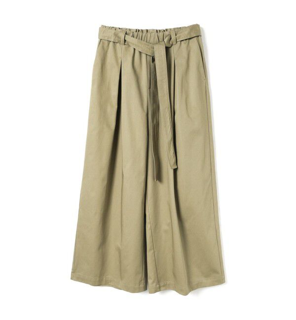 mizuiro ind「mizuiro ind ベルトワイドチノパンツ」|その他|