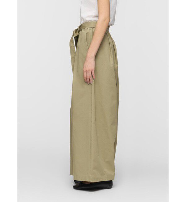 mizuiro ind「mizuiro ind ベルトワイドチノパンツ」|その他|