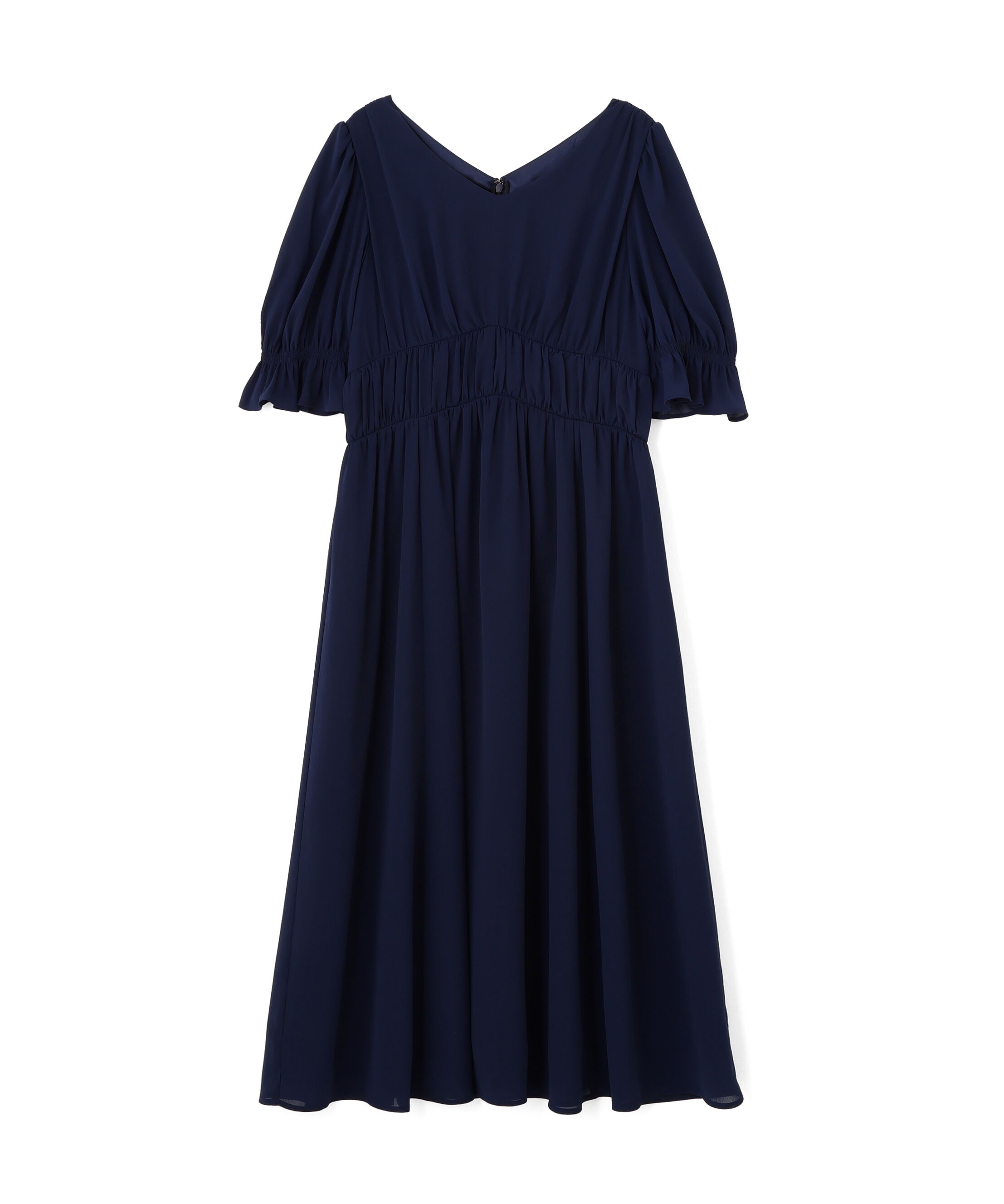 PROPORTION BODY DRESSING「シフォン楊柳ギャザーワンピース　26SS」|ワンピース|