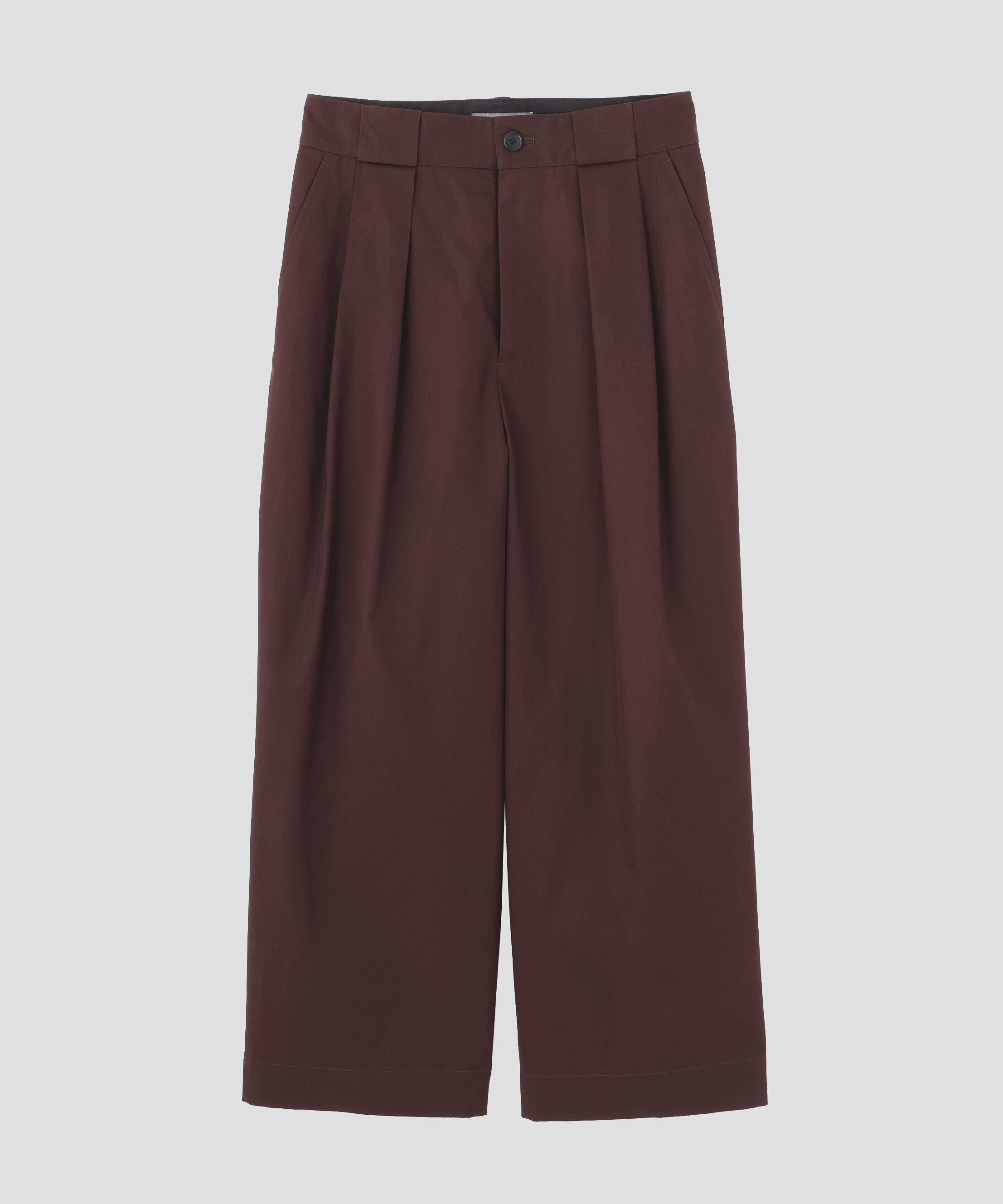  「SOFT BRUSHED COTTON TWILL TROUSERS」|その他|DARK WINE1