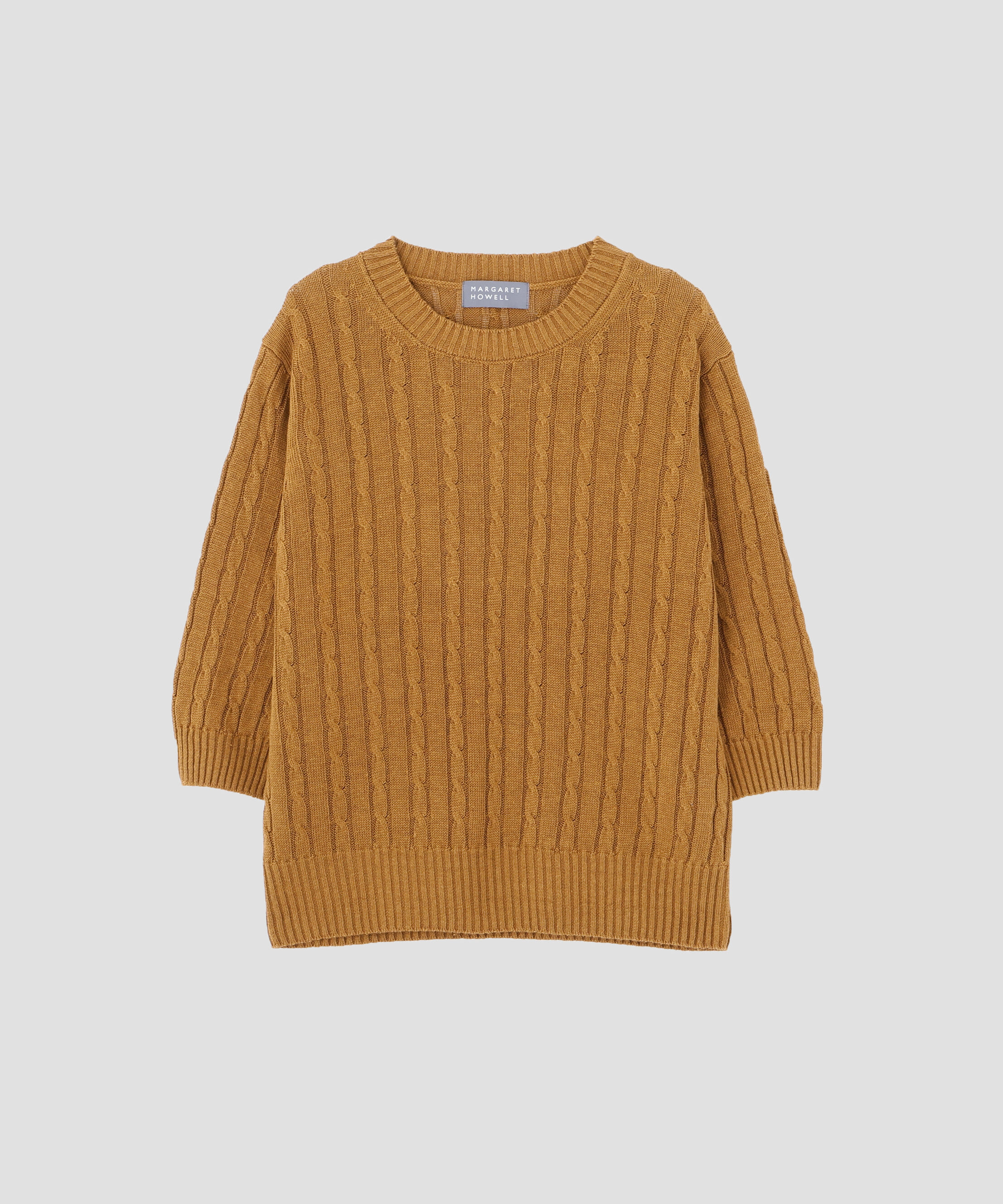  「CABLE KNIT LINEN KNITWEAR」|ニット・セーター|MUSTARD3