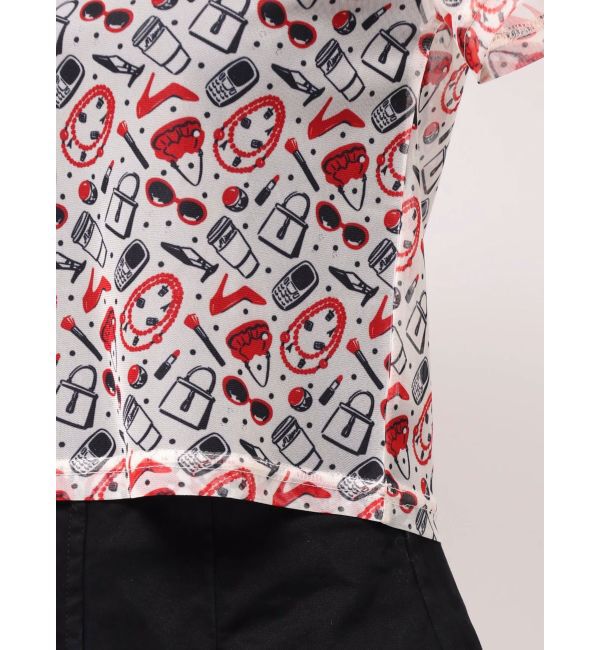 MURUA「【プラダを着た悪魔】プリントシアートップス」|Tシャツ・カットソー|
