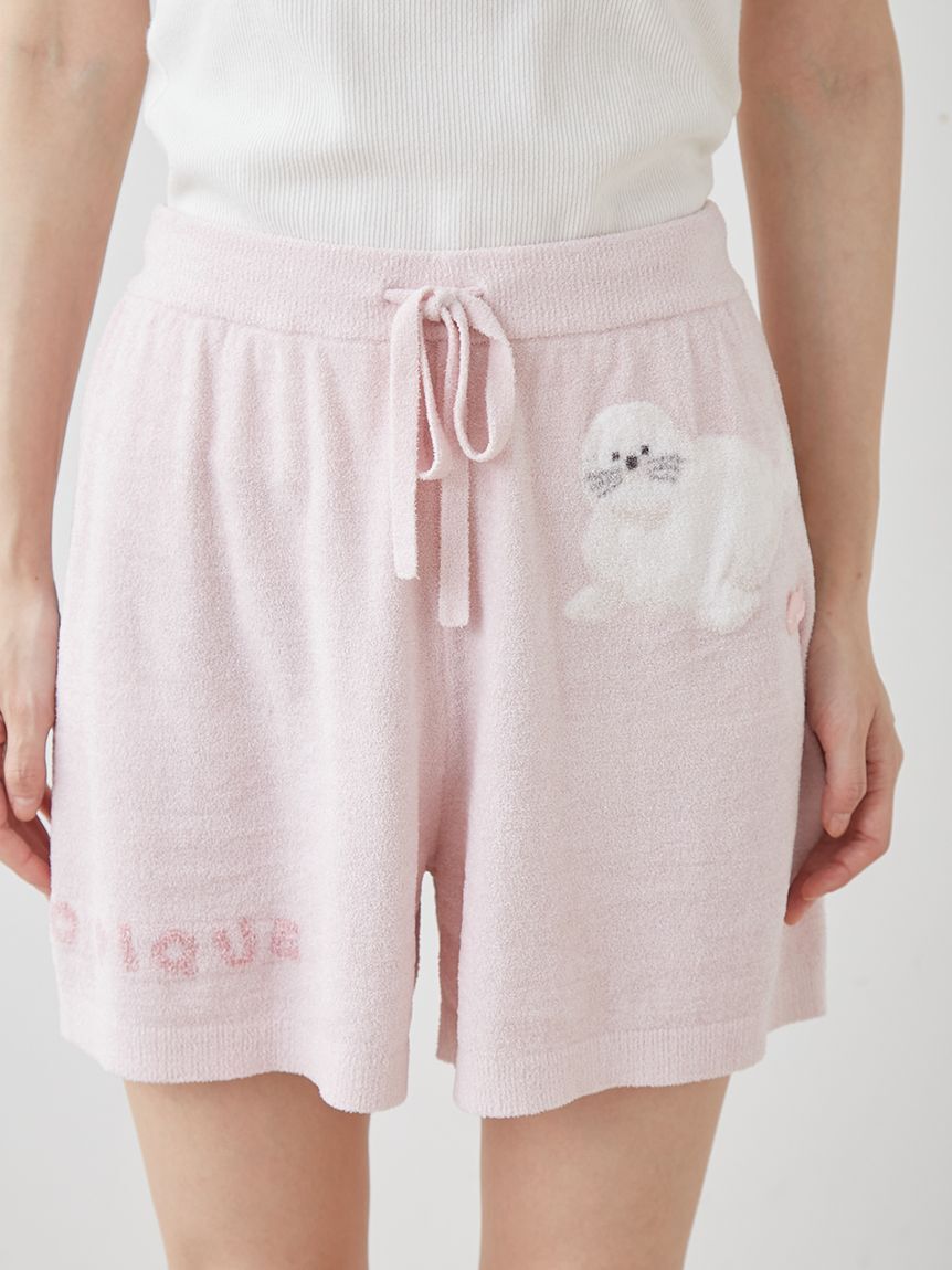 gelato pique「【ONLINE限定】【接触冷感】スムーズィーliteシーアニマルジャガードプルオーバー&ショートパンツセット」|ルームウェア|
