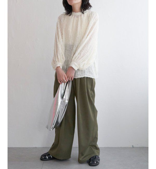 VENCE share style「シアーフリンジブラウス」|シャツ・ブラウス|